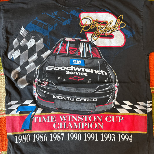 94 Dale Earnhardt Winston Cup allover print Tee