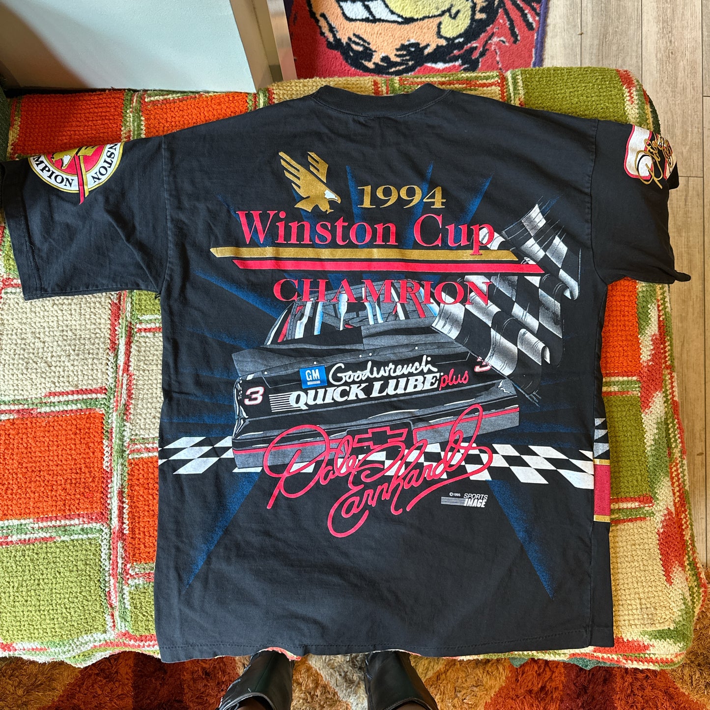 94 Dale Earnhardt Winston Cup allover print Tee
