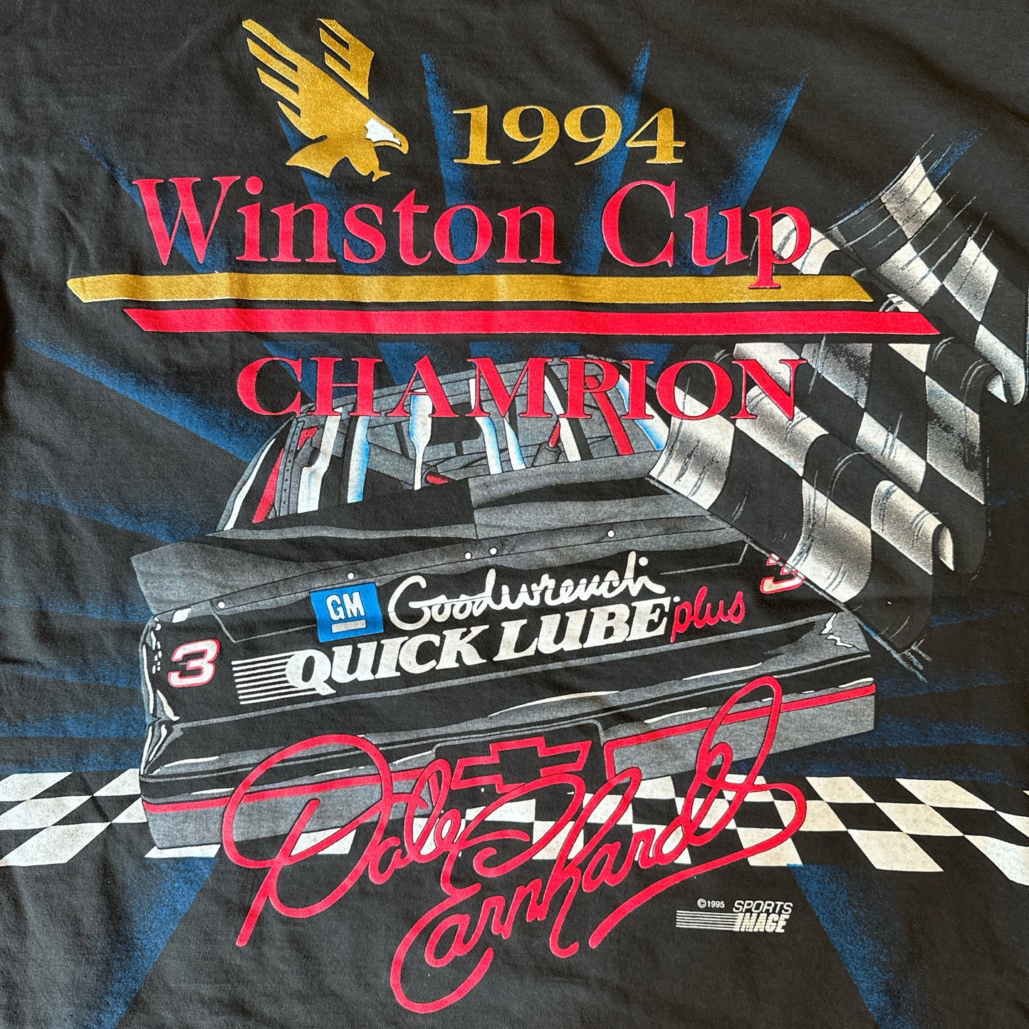 94 Dale Earnhardt Winston Cup allover print Tee