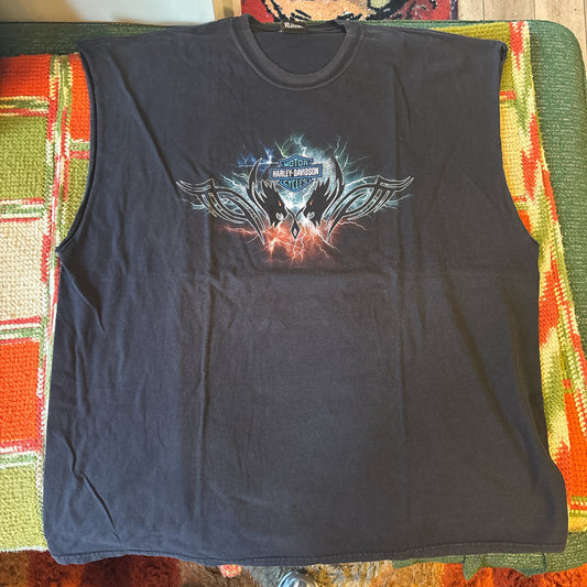 Harley Davidson cutoff tee (xxl)