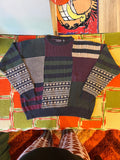 Mixed Pattern Knit Sweater