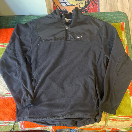 Nike quarter zip fleece pullover (medium)