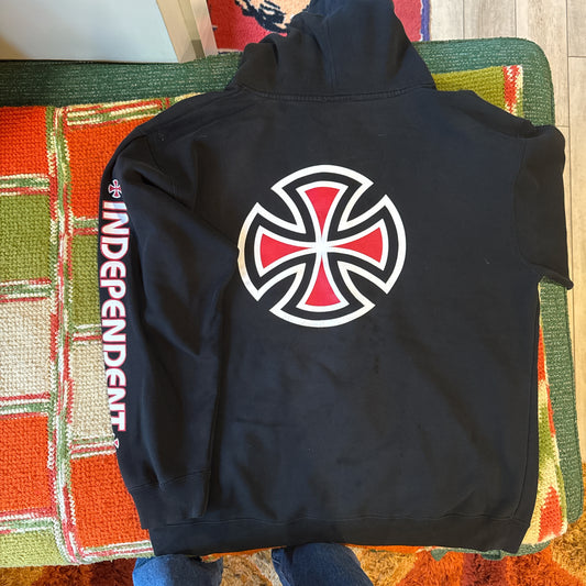 Independent full zip hoodie (large)