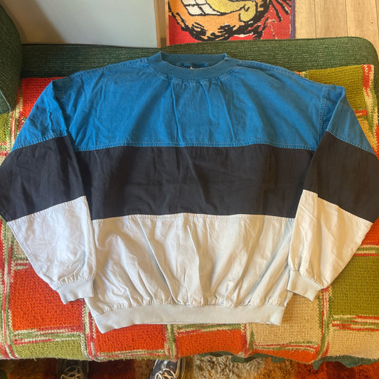 Colorblock crewneck (large)